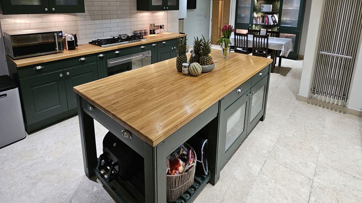 Kitchen Appliance Spray Painting